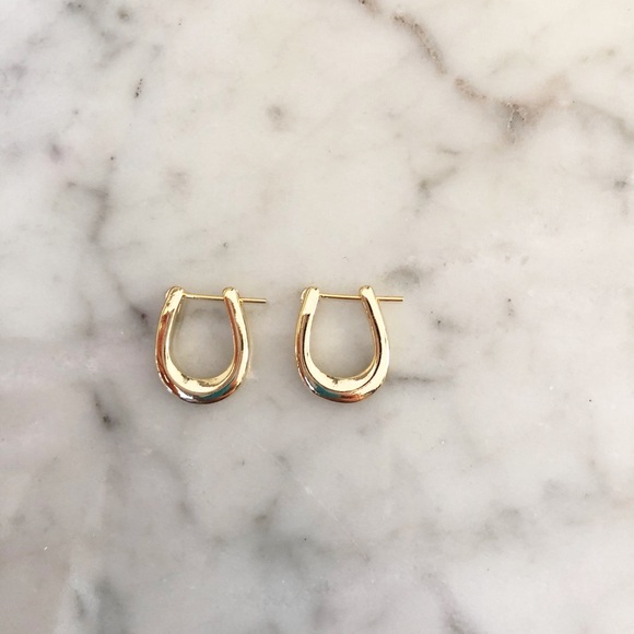 Assorted Mini Gold Hoop Earrings Set - Picture 7 of 13